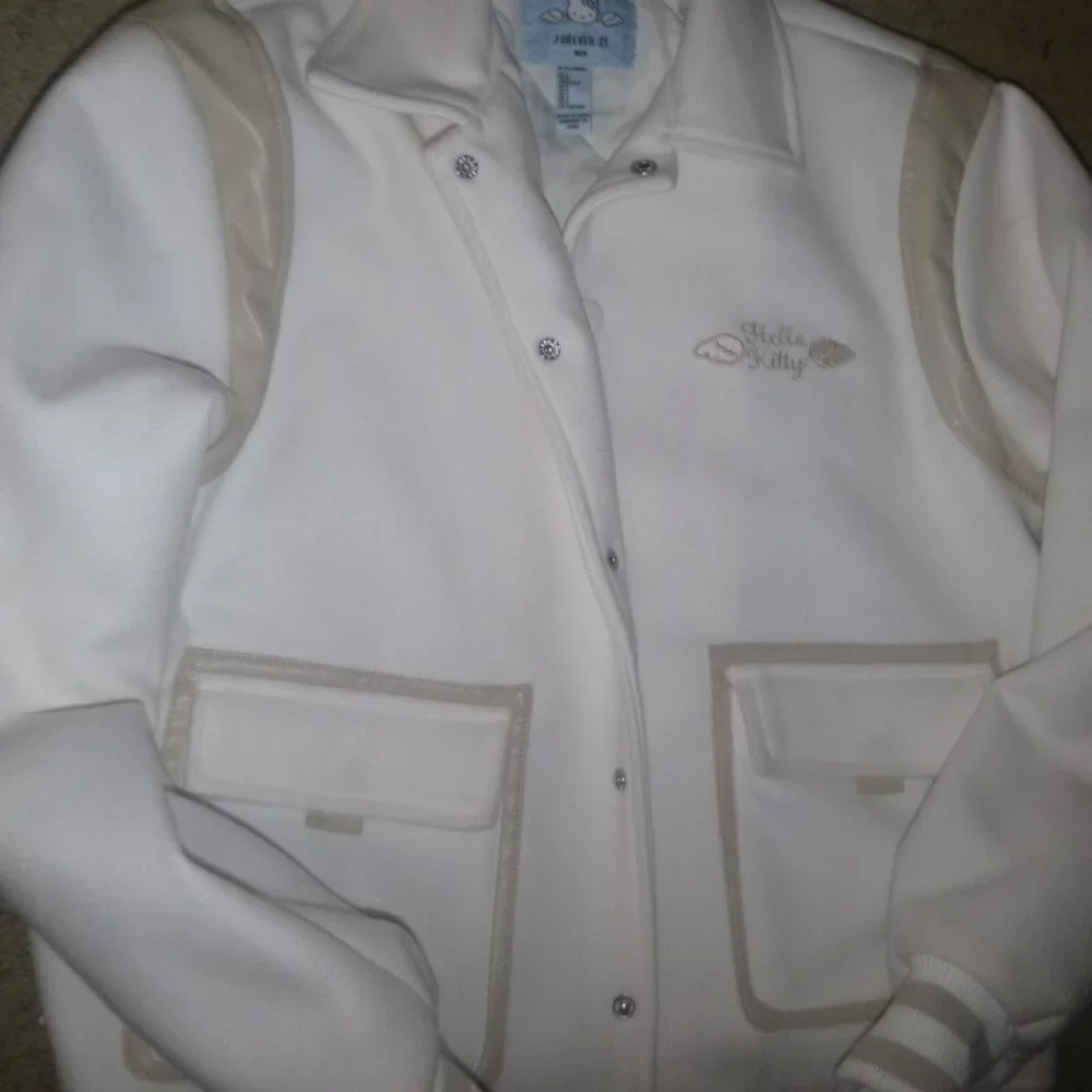 Hello Kitty varsity bomber jacket size L NWT - Picture 5 of 13